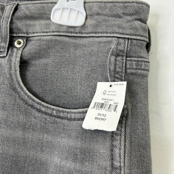 NEW Gap Vintage Slim Sky High Rise Jeans Womens Size 31 Short Gray - Picture 3 of 12